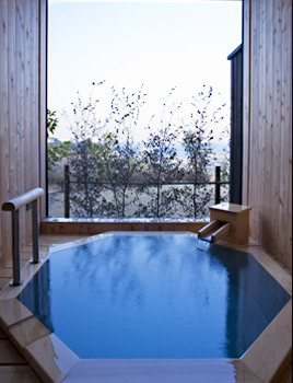 伊豆石の展望風呂